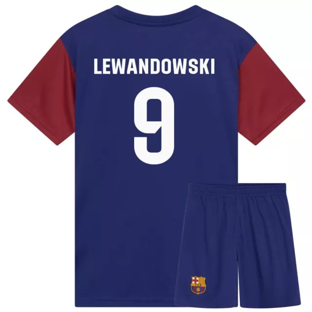 FC Barcelona Trikot Set Lewandowski Heim - Kinder