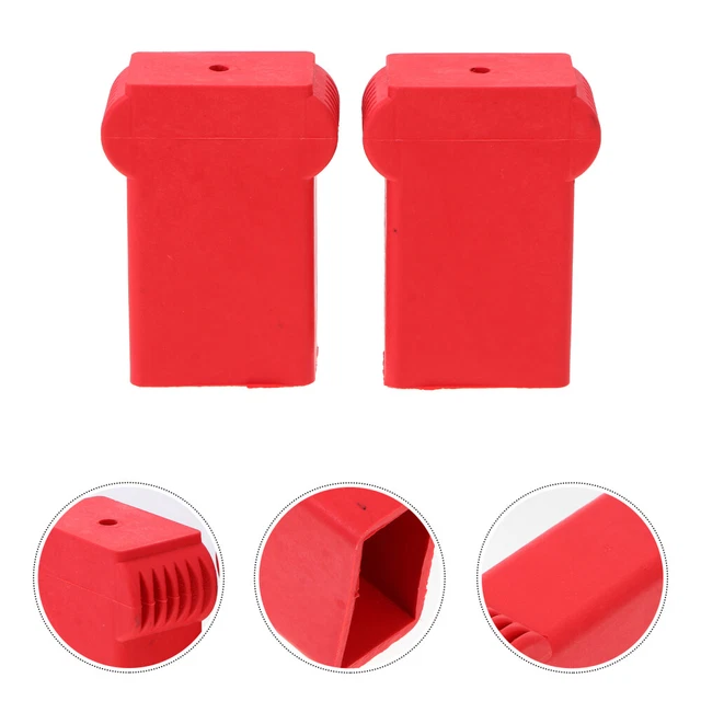 2 piezas taburetes de metal para elevar tapa protector de suelo escalera antideslizante