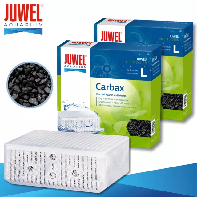 Juwel 2X Carbax Altamente Eficaz Carbón Activo L Acuario Medio de Filtrado