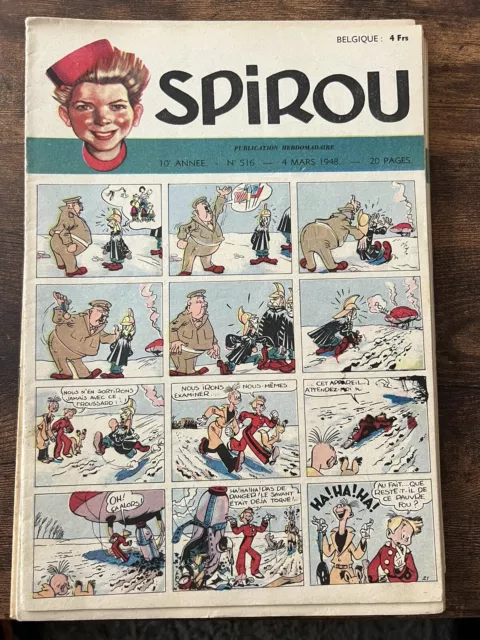 spirou. Lot De 10 Fascicules De L’année 1948 3