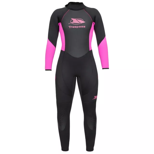 Trespass Womens Wetsuit 5mm Full Length Aquaria (Black)