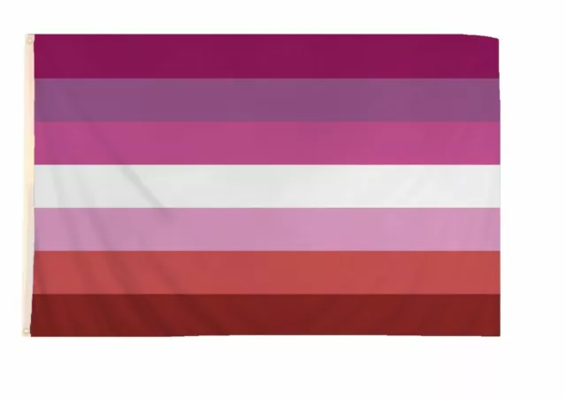 Lesbian Flag Banner 5 x 3 Festival Carnival Parade Party LGBT Gay Pride Rainbow