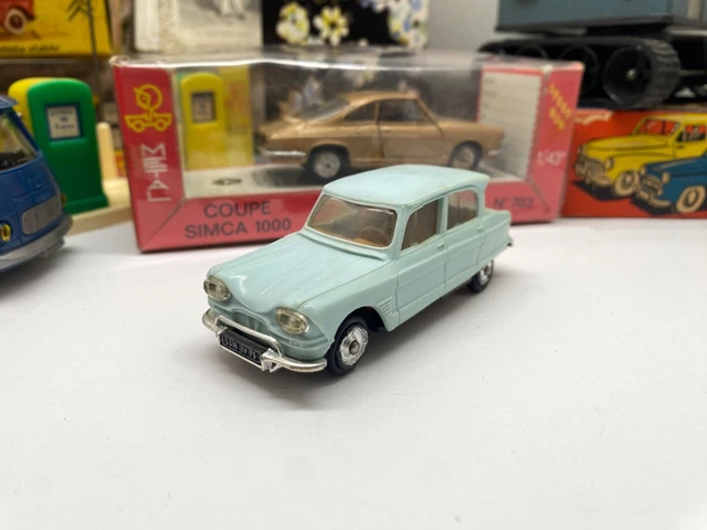 Voiture Miniature Citroën Ami 6 Bleu Ciel - Échelle 1/43 Par Norev - Occasion
