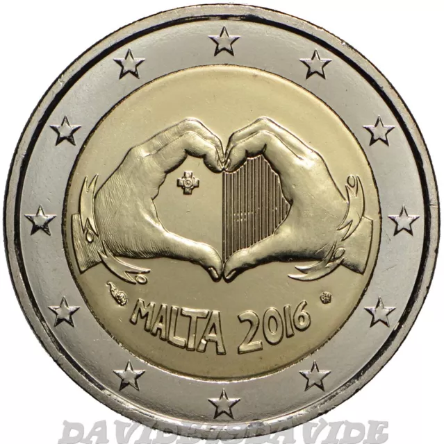 2 Euro Malta 2016 - Dai Bambini Con Solidarieta _ Zecca Francia Cornucopia