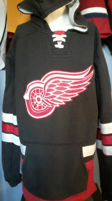 Detroit Red Wings Youth Ccm Hoodie Nhl