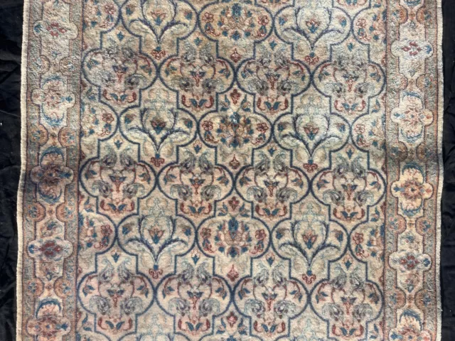 fine tapis persan Nain laine Kork soie Persian rug wool silk seide teppich