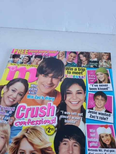 M Magazine December 2006 Dylan & Cole Jesse McCartney Miley Cyrus Zac Efron Teen 3