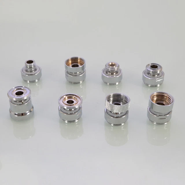 Universal Tap Connector Adapter Kitchen Tap Hose Pipe Mixer Clamp Garden Fitting 2