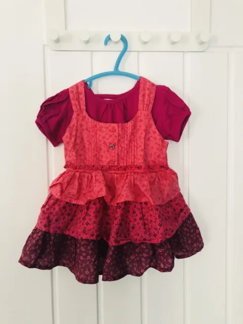 M&S Autograph baby girl two part outfit (tunic and top), age 18-24 months/1.5-2y