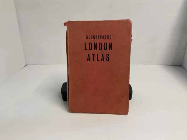 Geographers' London Atlas 5th Edition 1964 A-Z Map Company Vintage Hardback