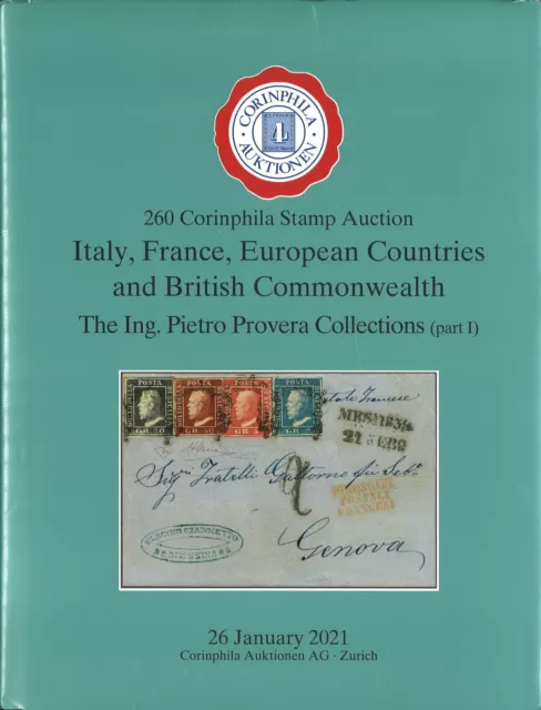 Corinphila-Auktion n. 260 (2021): Italia, Francia, Paesi Europei e...