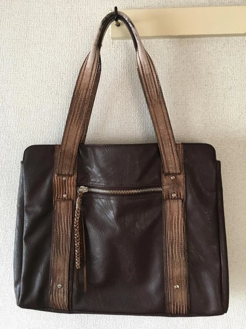 [Japan Used Mens Bag] Discontinued Model Samantha Kingz Tote Bag Brown