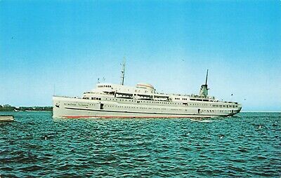 SS Milwaukee Clipper Lake Michigan Luxury Liner Wisconsin Vintage Chrome PC