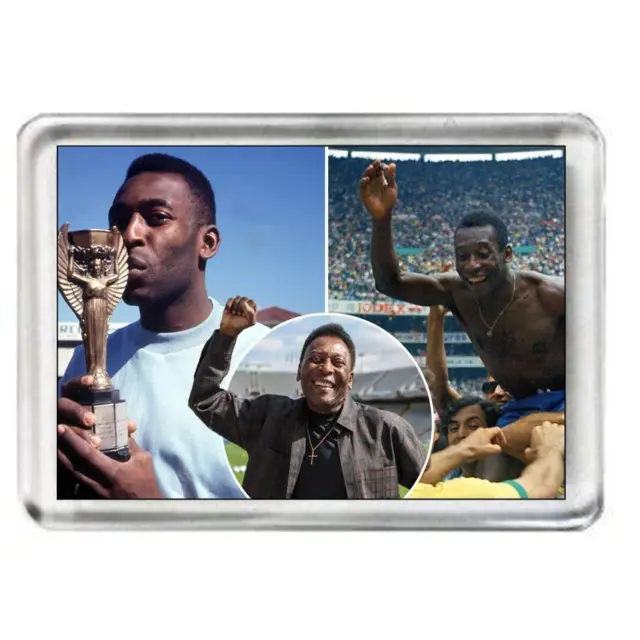 Pele. Football Legends Fridge Magnet. 4 Images available.