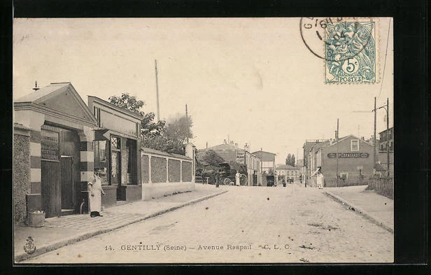 CPA Gentilly, Avenue Raspail 1904