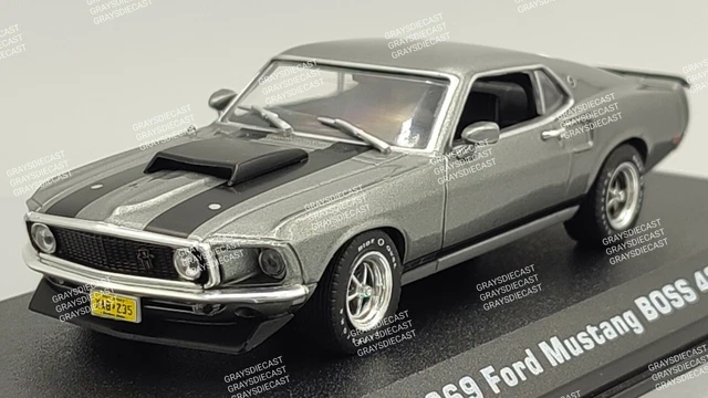 Greenlight Ford Mustang Boss 429 John Wick - 1:43 Modellauto Sammlerstück Grau