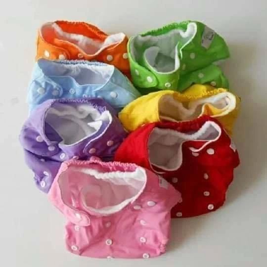 Baby Cloth Diaper Reusable Washable Adjustable Pocket Waterproof Nappy Suit pack 3