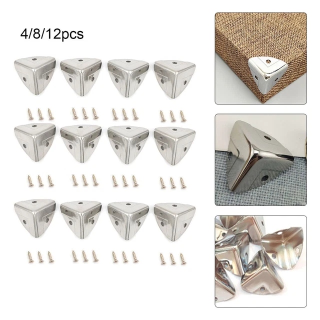 Protecteurs Angle Plinthe Laiton - 10 Pièces Bronze Vintage