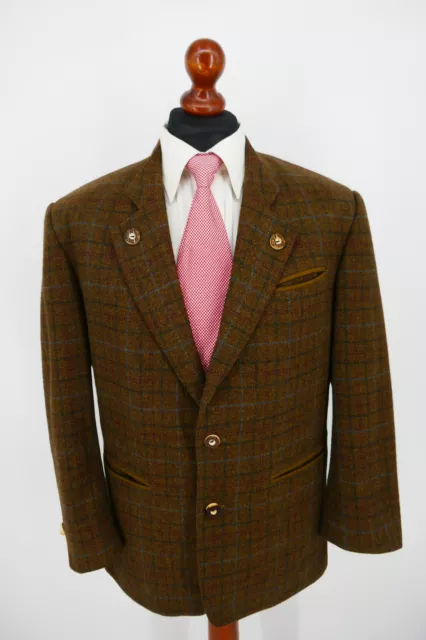 Julius Lang Tweed Trachten Janker Gr.24 100% Schurwolle Oktoberfest Top Zustand