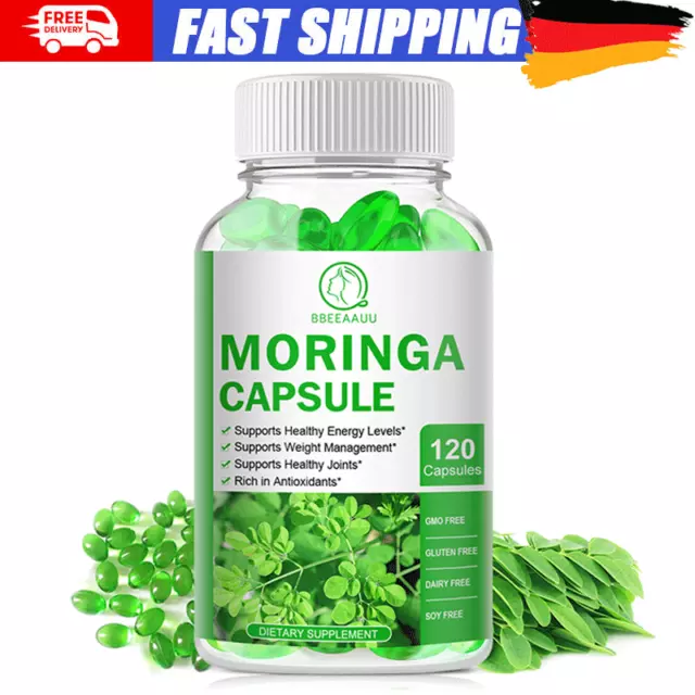 Bio-Moringa-Blatt-Öl-Kapsel 1000MG für das Immunsystem, Gewichtsmanagement