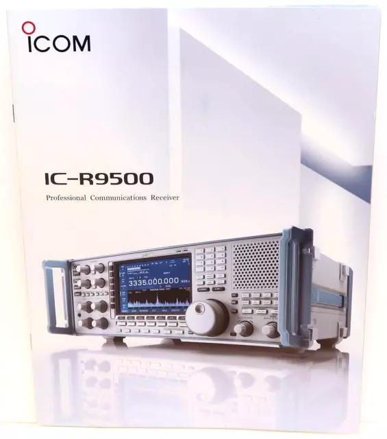 Icom Ic-R9500 Pro Communications Receiver 8 Panel Original Color Brochure