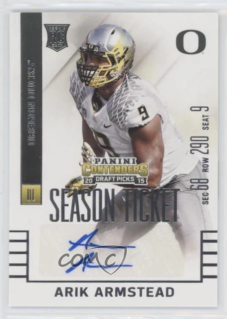 2015 Panini Contenders Draft Picks Arik Armstead #154 Rookie Auto RC