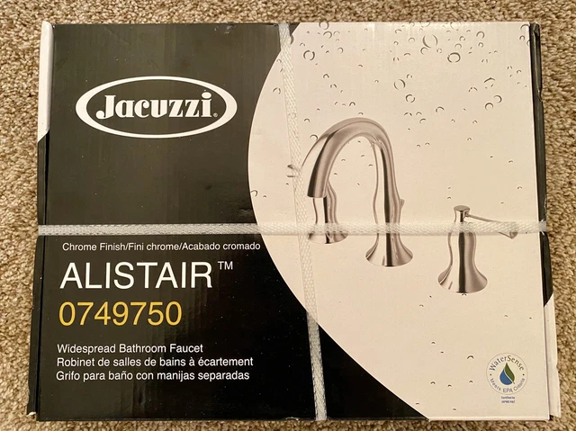 Jacuzzi Elgin Polished Chrome 1-Handle Vessel Faucet – Model 835541, Single Hole Mount, Bathroom