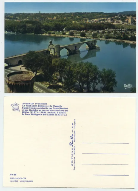 56266 - Avignon - Pont Saint-Benezet, Chapelle Saint-Nicolas - old postcard