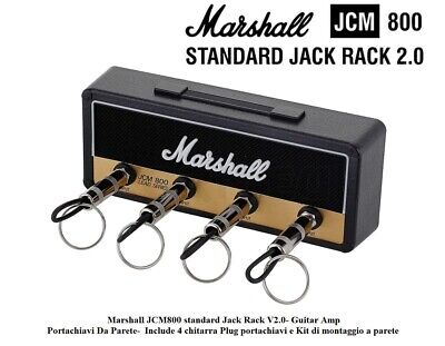 con ganci montaggio a parete WQU Portachiavi Marshall Jack II 2.0 JCM800 portachiavi a tema chitarra 