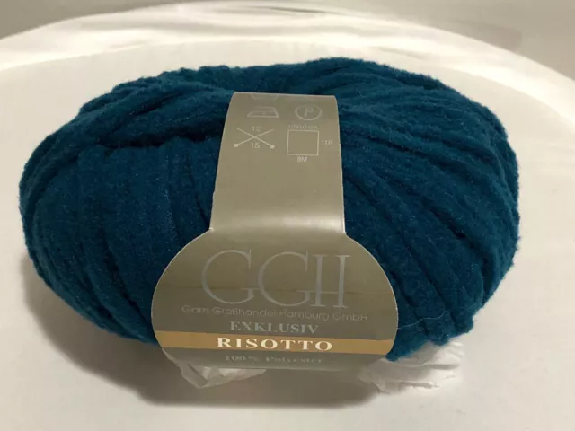 GGh Risotto Yarn Color Dark Teal Blue #9 Loom Knit Crochet FRS Offer