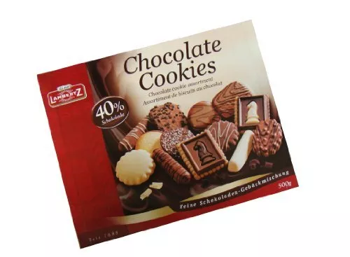 Lambertz Chocolate Cookies 40% Chocolat, 4er Paquet (4 x 500 G Paquet