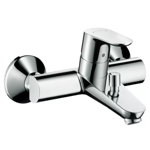 Hansgrohe FOCUS E2 Wannenarmatur AP chrom, Wannenmischer 31940000 Hans grohe