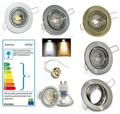 Soffitto Installazione Anello Lia 230v High Power LED 3 W = 25 W Lampada gu10 
