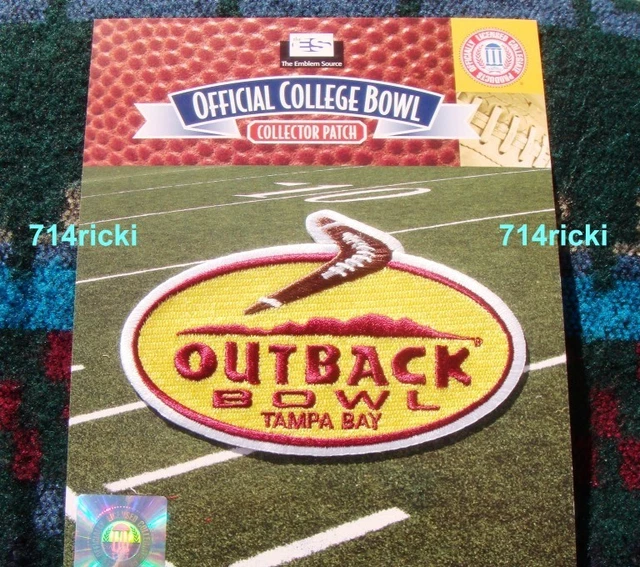 Official 2022 Outback Bowl Patch Arkansas Razorbacks vs Penn State Nittany Lions