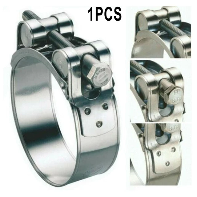 10 Colliers De Serrage à Vis Sans Fin En Inox - Taille 8 à 12 Mm - Lot