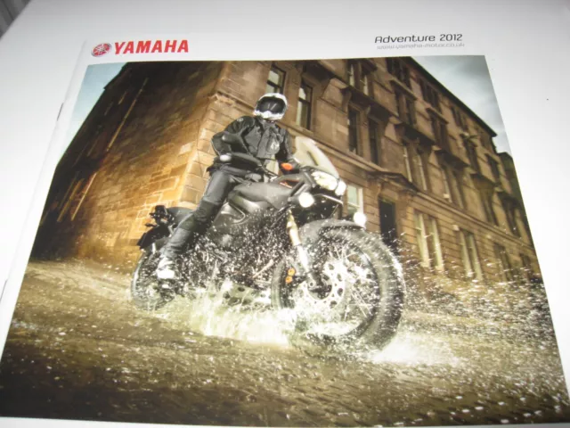 Yamaha Adventure Range Motorcycle Sales Brochure 2012 - XT1200, XT660R