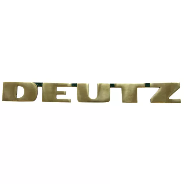 Deutz Schild Emblem Schriftzug Frontgrill 250x33mm