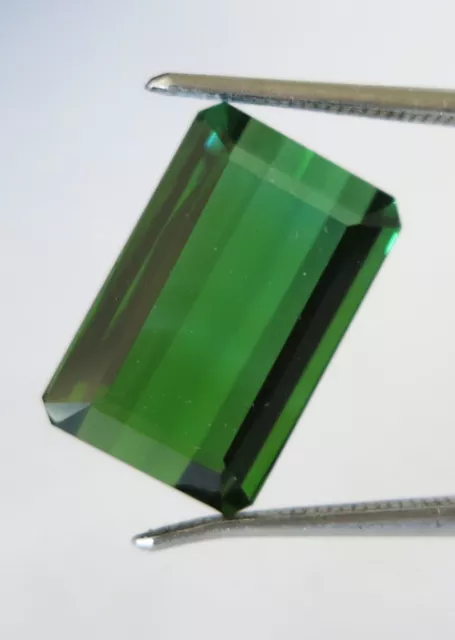 5.78ct VVS BRAZIL NATURAL UNTREATED SPARKLING TRANSPARENT MEDIUM DARK FOREST-GR