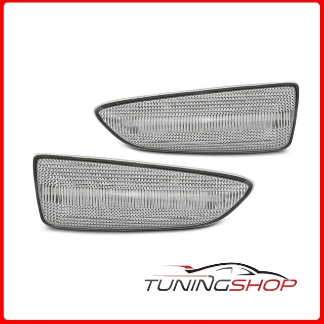 KBOP17 COPPIA FRECCE LATERALI BIANCHI LED SEQ fits OPEL ASTRA J / ASTRA K / ZAFI
