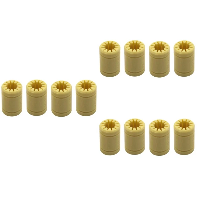 12 pz cuscinetto lineare polimero solido LM8UU 8 mm per stampante 3D