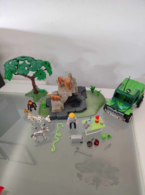 Playmobil 5416 – Véhicule D'exploration Avec Animaux De La Jungle, Jouet Robuste Et Imaginatif Pour Enfants