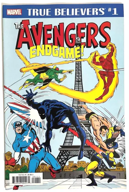 The Avengers Endgame True Believers #1 2019 Marvel Comics Nm