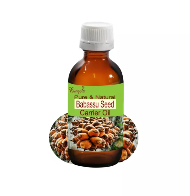 Babassu Seed Pure Natural Cold Pressed Carrier Oil Orbignya oleifera by Bangota
