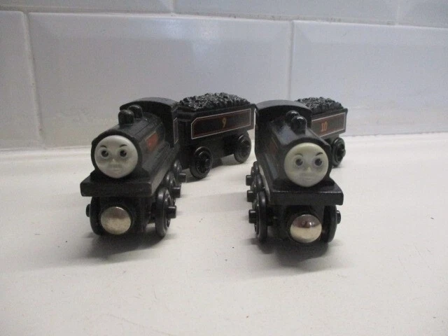 WOODEN THOMAS THE tank engine trains donald and douglas £38.99 ...