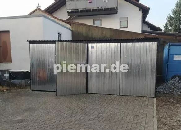 Blechgarage Fertiggarage 5x4,5x2,14m Doppelgarage Lager Schuppe | 12152!!