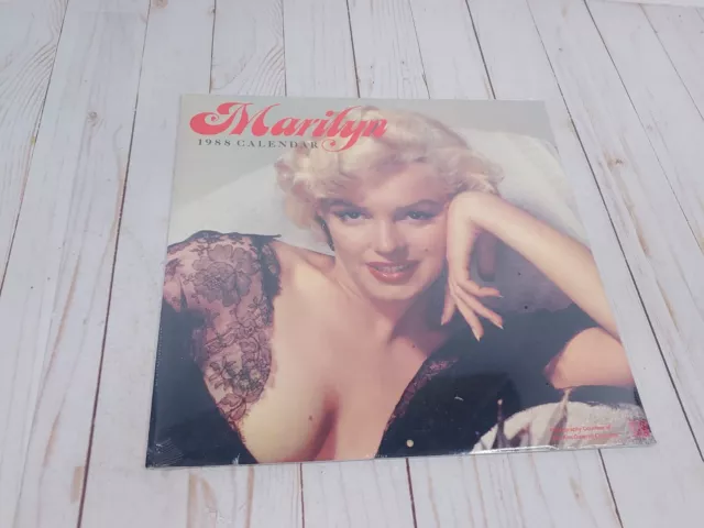 1988 Marilyn Monroe Wall Calendar New Sealed Landmark Calendars