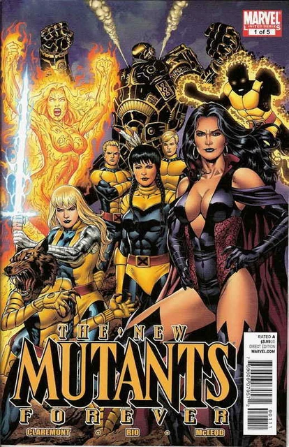 New Mutants Forever #1B VF/NM; Marvel | Chris Claremont Al Rio - we combine ship