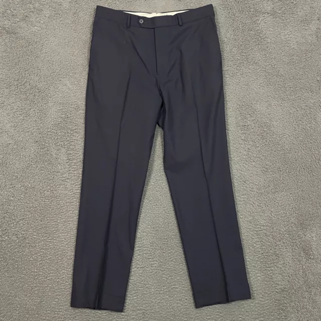 Brooks Brothers Dress Pants Mens 37 Blue Slacks Madison Fit Brookscool 35x30