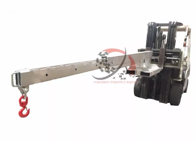 Forklift Jib Attachment 2500KG Capacity Galvanized Extends to 3.5 Mtrs SYD Stock