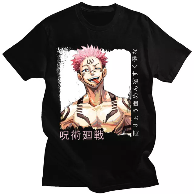 T-shirt maniche corte Jujutsu Kaisen Cospaly anime manga poliestere